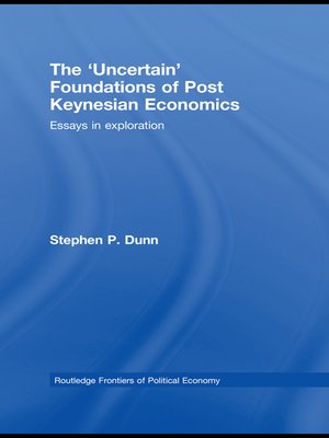 cover image of The 'Uncertain' Foundations of Post Keynesian Economics